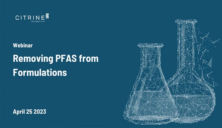 Removing PFAS from Formulations