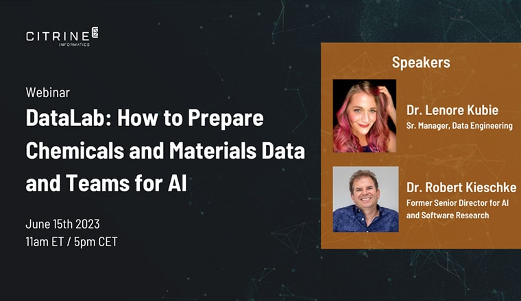 DataLab: How to Prepare Chemicals and Materials Data and Teams for AI