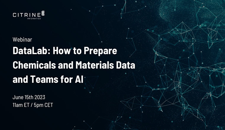 DataLab: How to Prepare Chemicals and Materials Data and Teams for AI
