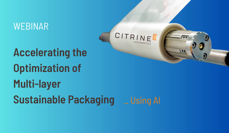 Accelerating the Development of Sustainable, Multi-layer Packaging - Using AI