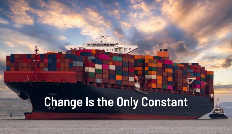 Change is the only constant